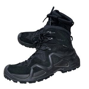 Lowa Zephyr GTX Mid TF Hiking Gortex Black Leather Boots Women's Size 8.5